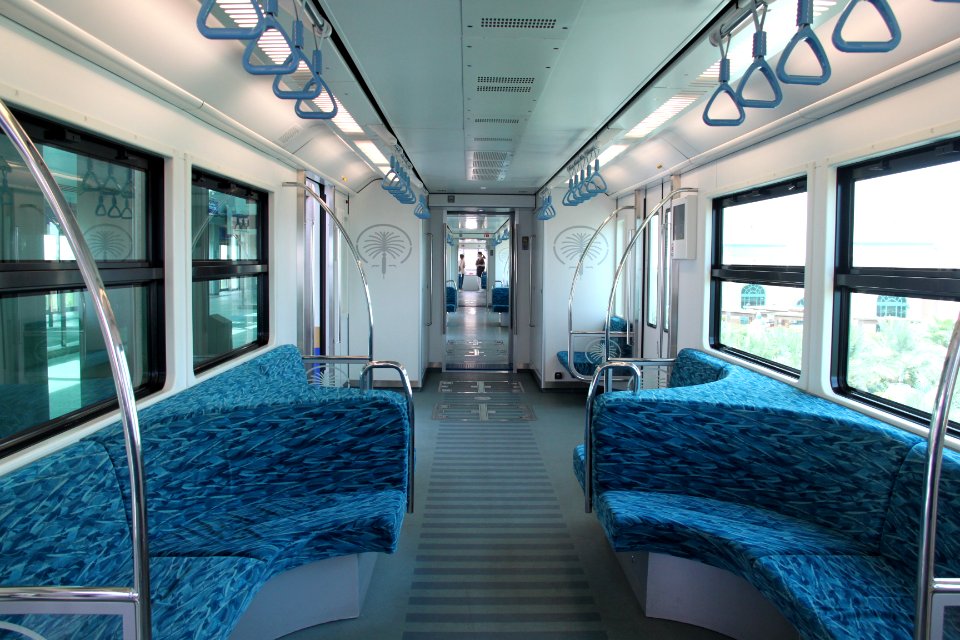 Palm Jumeirah Monorail Interior 2
