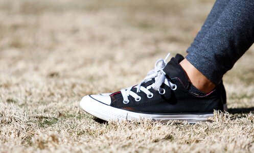 Outdoors sneakers young photo