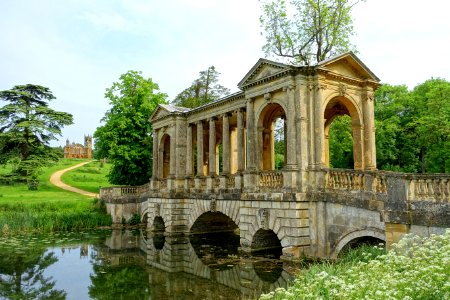 Palladian Bridge, Stowe - Buckinghamshire, England - DSC06654