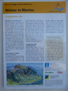 Palfries Informationsschild