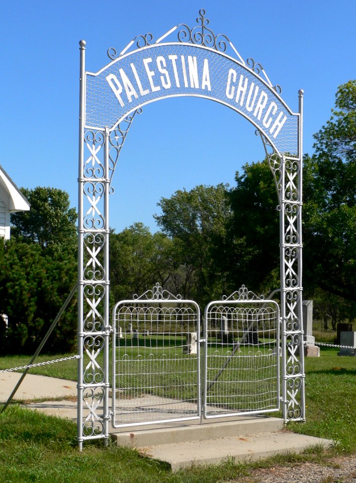 Palestine Church (Marshall Co) gate 1
