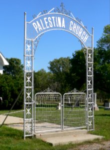Palestine Church (Marshall Co) gate 1