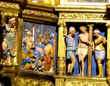 Pamplona - Convento de Santo Domingo e Iglesia de Santiago (PP Dominicos), retablo mayor 7