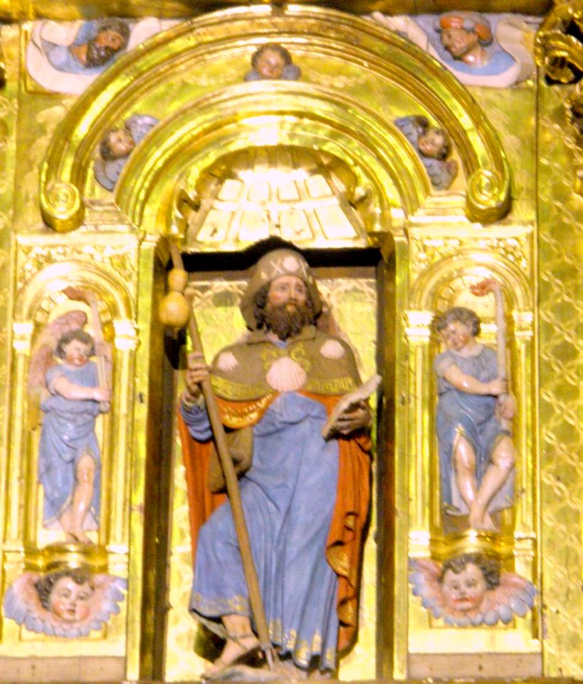Pamplona - Convento de Santo Domingo e Iglesia de Santiago (PP Dominicos), retablo mayor 4