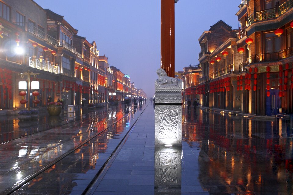 Rain wet reflections