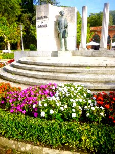 Pamplona - Parque de la Media Luna, Monumento a Pablo Sarasate 02