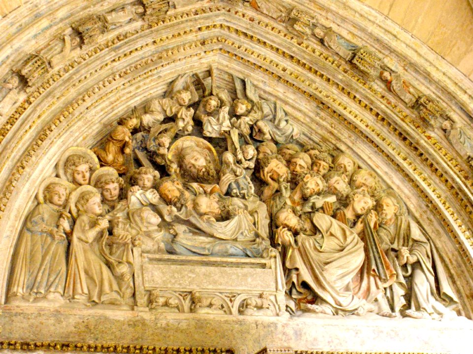 Pamplona - Catedral, claustro, Puerta del Amparo 3