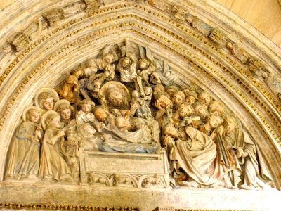 Pamplona - Catedral, claustro, Puerta del Amparo 3
