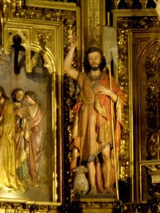 Pamplona - Iglesia de San Cernín o San Saturnino, retablo mayor 06