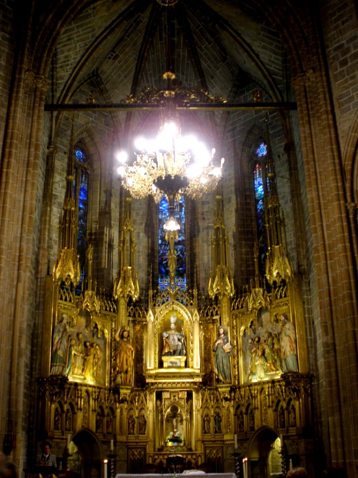Pamplona - Iglesia de San Cernín o San Saturnino, retablo mayor 02