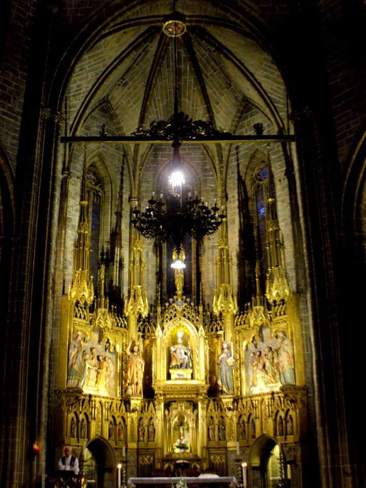 Pamplona - Iglesia de San Cernín o San Saturnino, retablo mayor 04