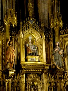 Pamplona - Iglesia de San Cernín o San Saturnino, retablo mayor 05