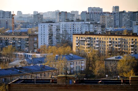 Soviet architecture city photo