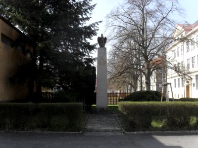 Památník obětem první světové, poblíž Duchcovské průmyslovky D