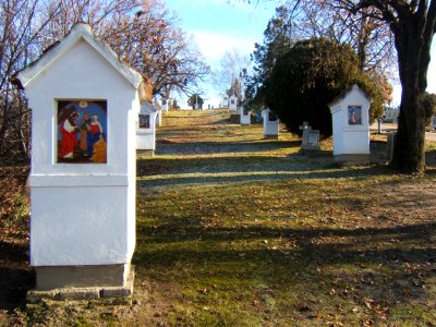 Palotabozsok, kálvária