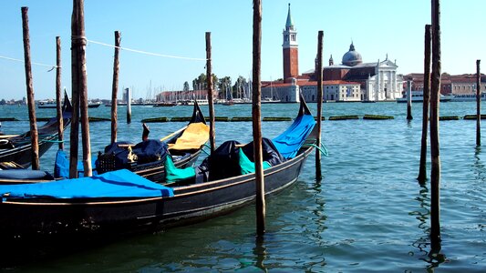 Venice gondola channel photo