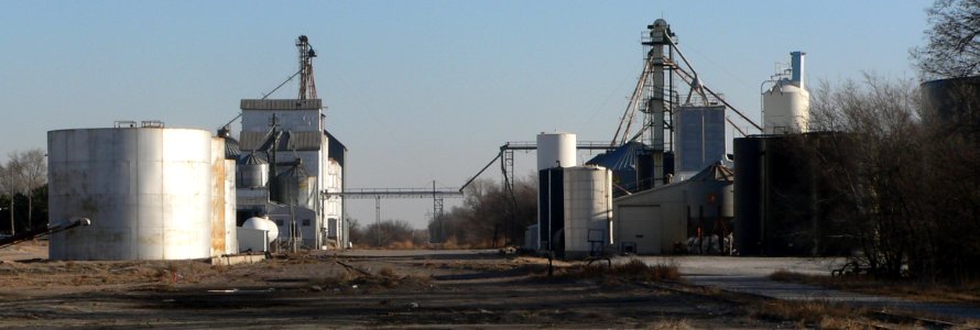 Palmer, Nebraska grain elevators