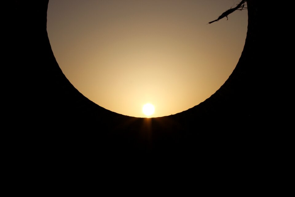 Dawn nature sky