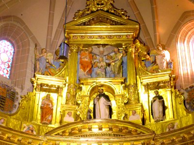 Pamplona - Convento de Santo Domingo e Iglesia de Santiago (PP Dominicos), retablo mayor 6