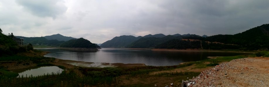 Panorama of Hedong Reservoir, Xiangxiang, Hunan, China3