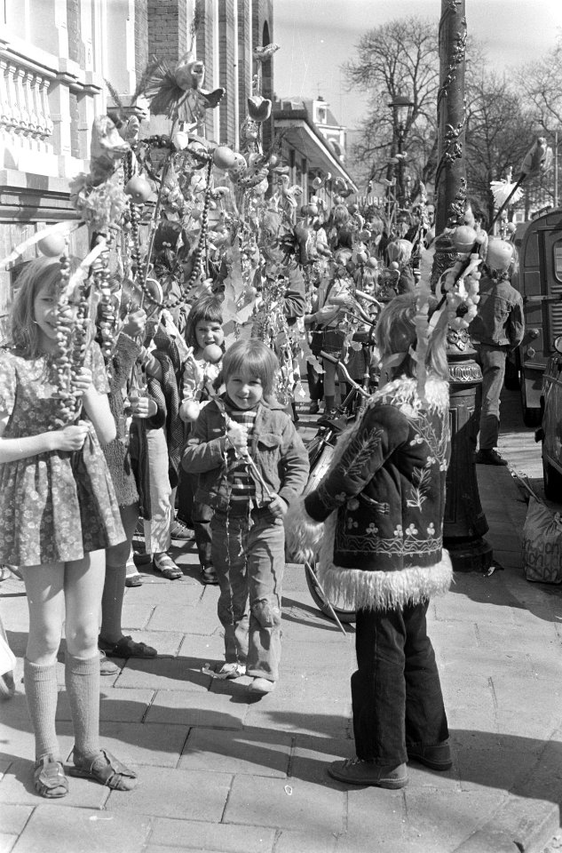 Palmpaasoptocht in Amsterdam, Bestanddeelnr 925-4838