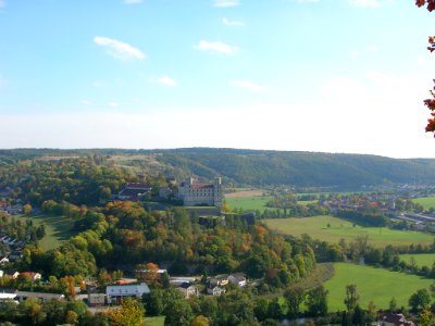 Panoramaweg Eichstätt -Blick auf Willibaldsburg (2)