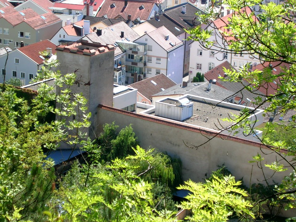 Panoramaweg Eichstätt Stadtmauer mit Turm
