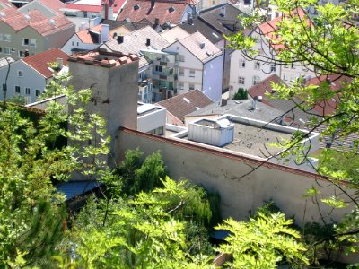 Panoramaweg Eichstätt Stadtmauer mit Turm