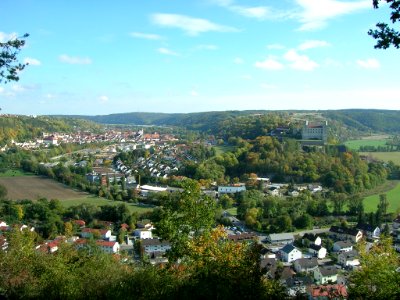 Panoramaweg Eichstätt-Schönblick -Blick auf Altstadt (2)