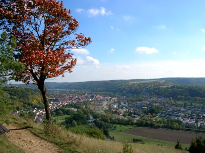 Panoramaweg Eichstätt-Wintershof -Blick auf Altstadt (2)