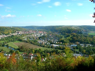 Panoramaweg Eichstätt-Schönblick -Blick auf Altstadt (1)