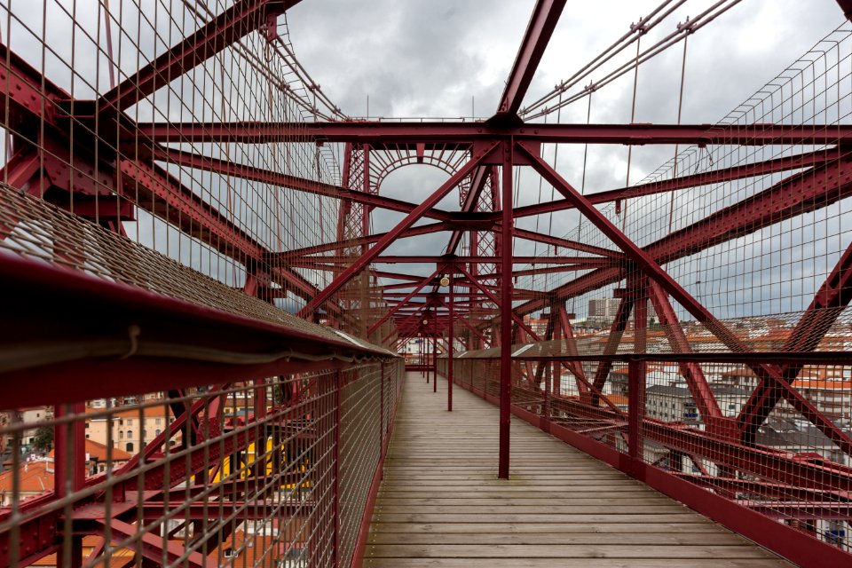 Panoramaweg auf der Puente de Vizcaya