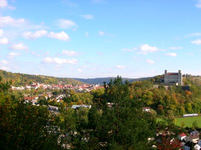 Panoramaweg Eichstätt-Schönblick -Blick auf Altstadt (4)