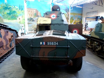 Panhard AMD 178 in the Musée des Blindés, France, pic-2