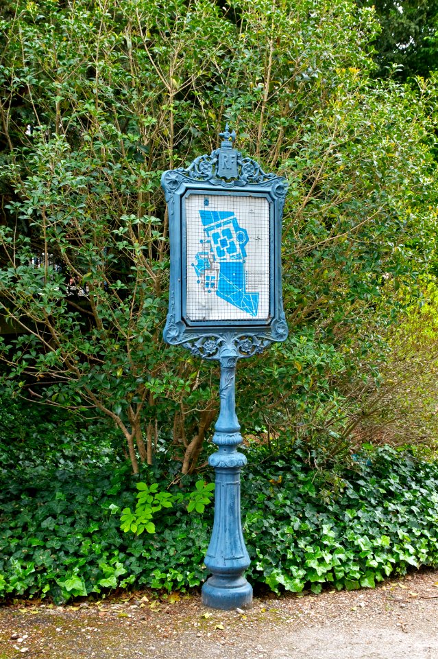 Panneau plan domaine Fontainebleau