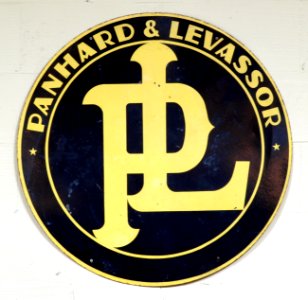 Panhard & Levassor enamel advert sign at the den hartog ford museum pic-099