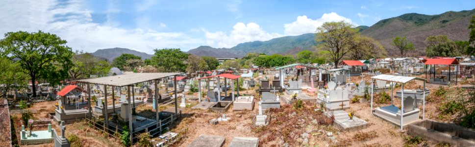 Panoramic view of San Juan Bautista Cementery