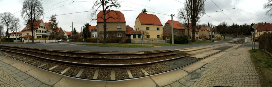 Panorama Dresden Hellerau am Hellerand