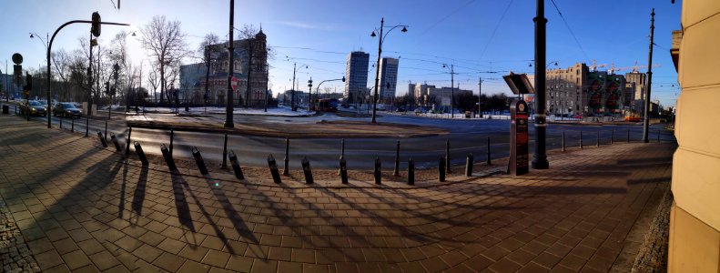PANO 20190210 lodz narutowicza street