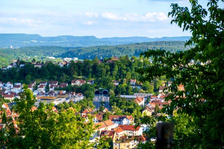 Panorama von Ob der Grafenhalde in Tübingen