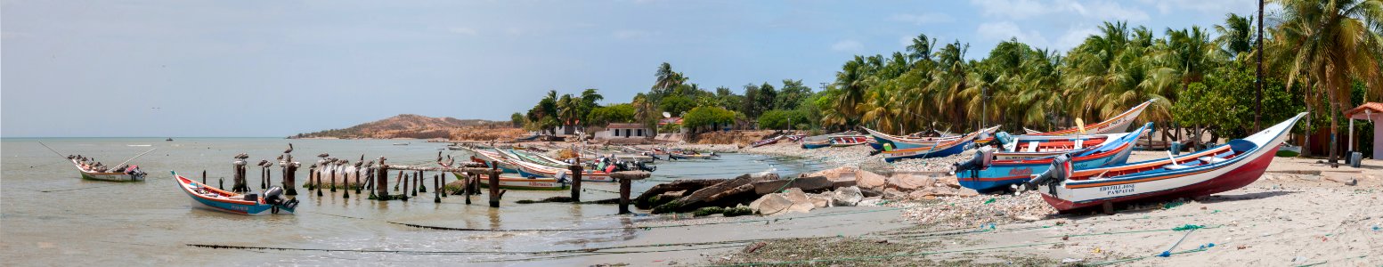 Panoramic view of La Guardia Bay, Isla Margarita