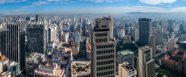 Panoramic view of Sao Paulo