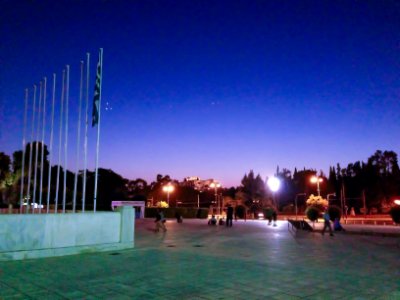 Panathenaic stadium outside area