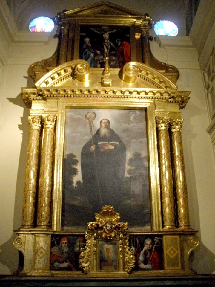 Pamplona - Catedral, Retablo de San Benito de la Capilla de Sandoval