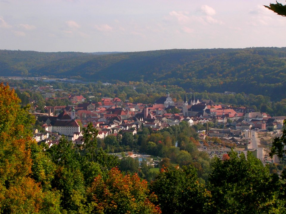 Panoramaweg Eichstätt -Blick auf Altstadt Eichstätt