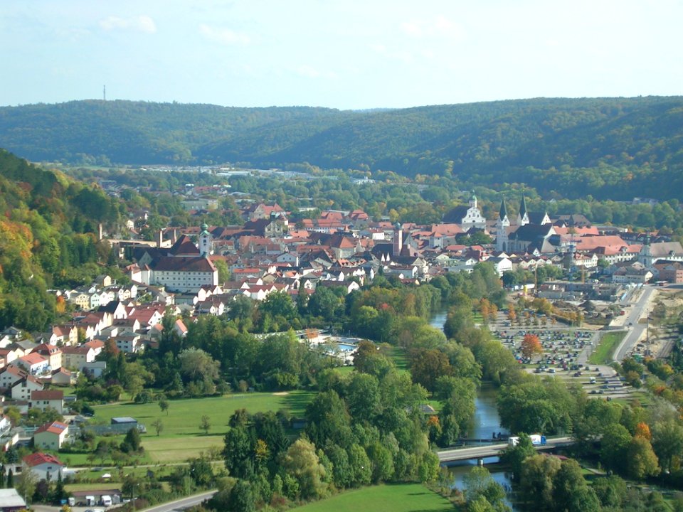 Panoramaweg Eichstätt-Wintershof -Blick auf Altstadt (3)