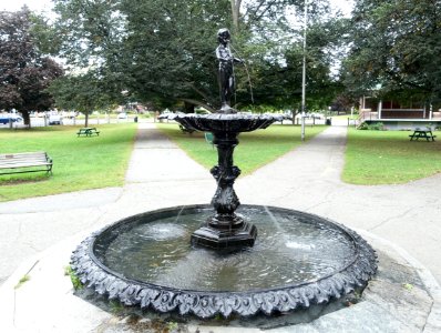 Pan fountain, Colburn Park - Lebanon, NH - DSC02611