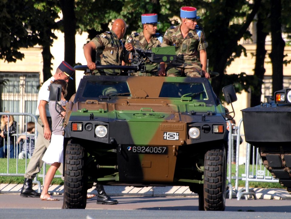 Panhard VBL (Vèhicule Blindé Legér), French army licence registration '6924 0057'