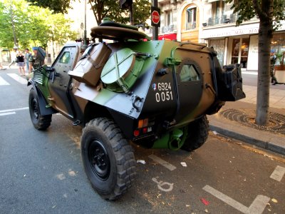 Panhard VBL (Vèhicule Blindé Legér), French army licence registration '6924 0051' pic2
