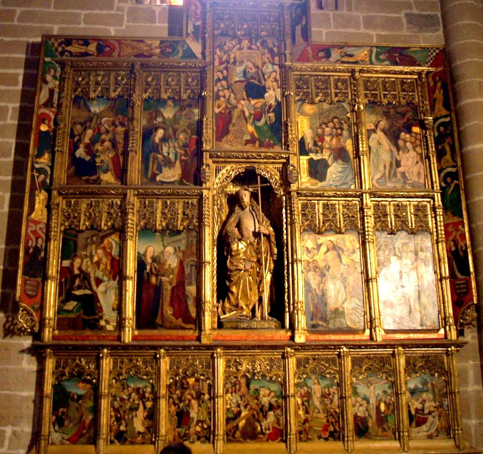 Pamplona - Catedral, Retablo de Santo Tomás o de Caparroso 2